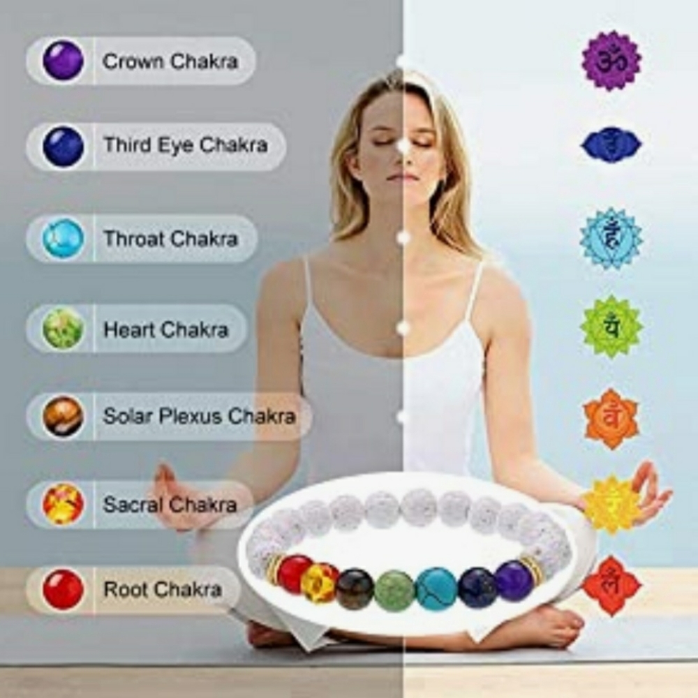 ⭐ 2 in 1 Chakra aromatherapy bracelet!!!🛍